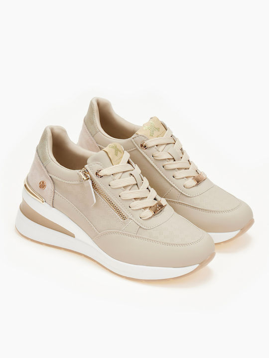 Damen Sneakers Beige