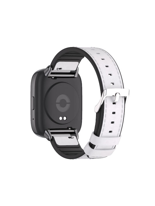 Mijobs Λουράκι Σιλικόνης Λευκό (Redmi Watch 3)