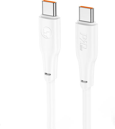 Lamtech USB 2.0 Kabel USB-C männlich - USB-C 60W Weiß 1m (LAM113126)