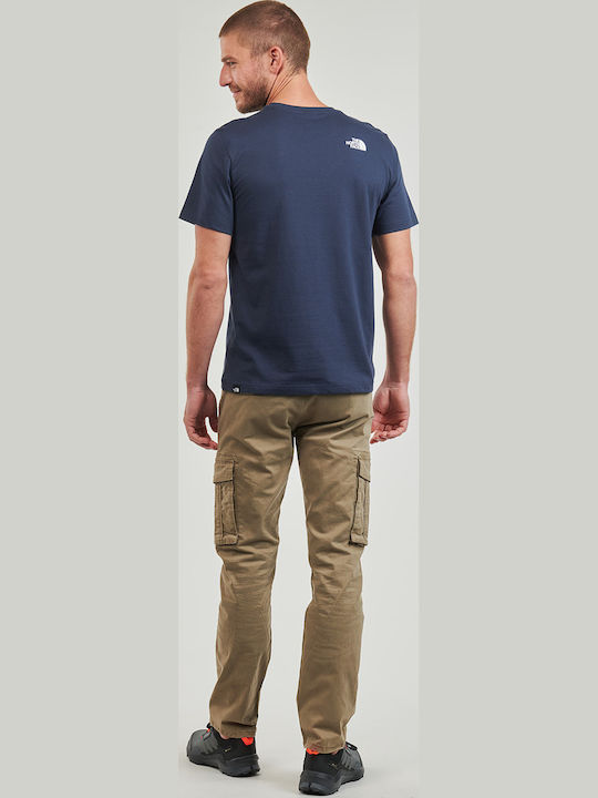 Simple Dome Αθλητικό T-shirt Navy Μπλε