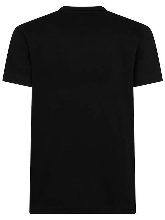 Dsquared2 T-shirt Bărbătesc cu Mânecă Scurtă Negru