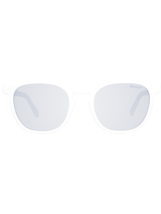 Gant Sonnenbrillen mit Weiß Rahmen und Gray Verlaufsfarbe Linse GA7203 25B