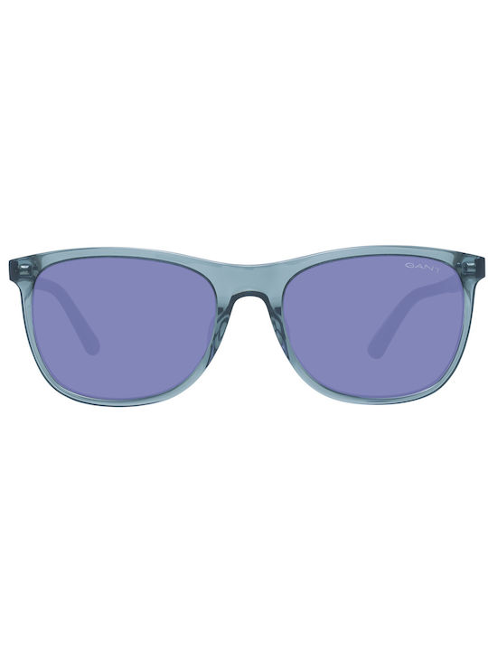 Gant Sunglasses with Gray Plastic Frame and Blue Lens GA7126 20C