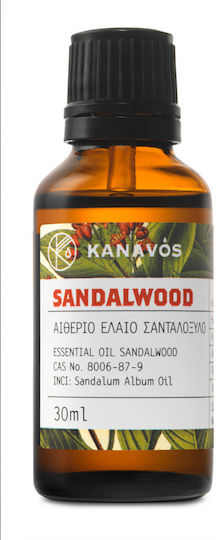 Kanavos Βιολογικό Αιθέριο Έλαιο Σανδαλόξυλο 20ml