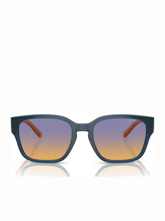 Arnette Unisex Γυαλιά Ηλίου με Μπλε Κοκκάλινο Σκελετό και Πολύχρωμο Ντεγκραντέ Φακό AN4325 29012H