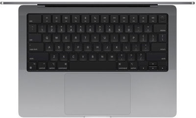 Apple MacBook Pro 14" (2023) 14.2" Retina Display 120Hz (M3-8-core/16GB/512GB SSD) Spațiu gri (Tastatură engleză internațională)