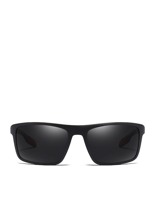 Techsuit Bărbătești Ochelari de soare cu Negru Cadru și Negru Polarized Lentilă MM101