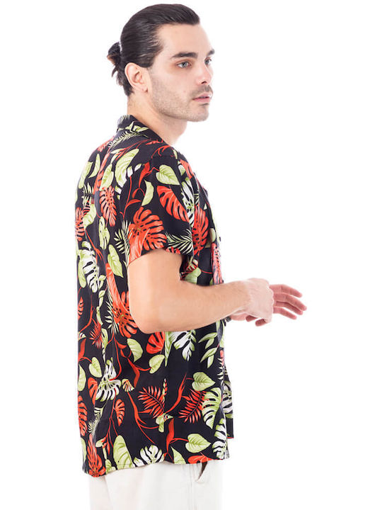 Camp Costa Men's Shirt Short Sleeve Floral Multicolour