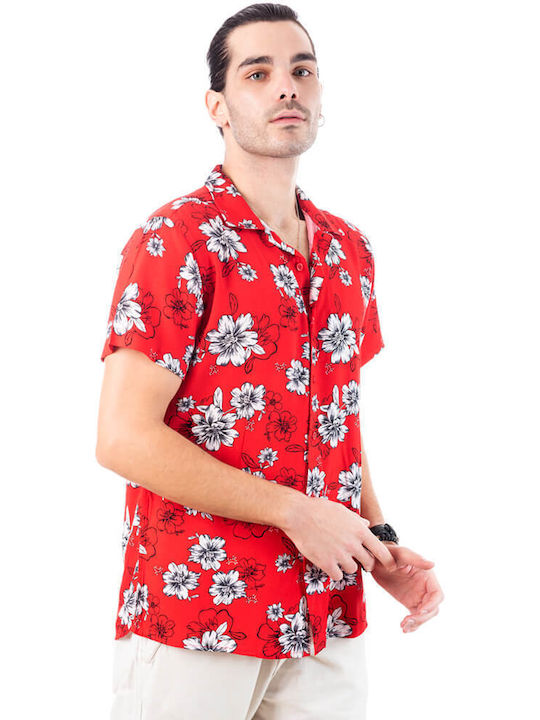 Camp Costa Men's Shirt Short Sleeve Floral Multicolour