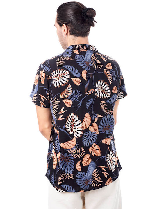 Camp Costa Men's Shirt Short Sleeve Floral Multicolour