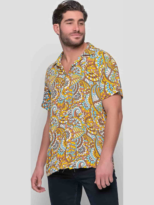 Short-sleeved Shirt Floral Multicolour