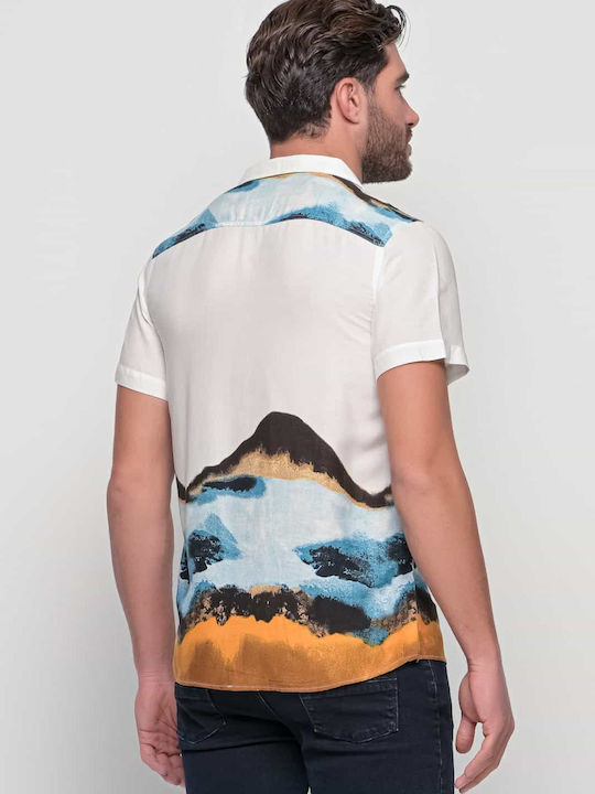 Short-sleeved Shirt Floral Multicolour