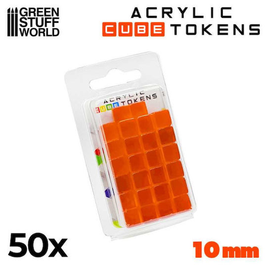 Green Stuff World Cube Tokens Dice 50τμχ