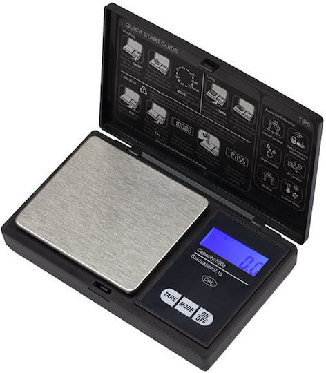 Electronic Balanță Comercială de Precizie cu Capacitate de Cântărire 0.5kg și Subdiviziune 0.1gr