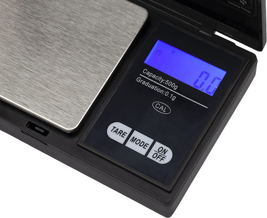 Electronic Balanță Comercială de Precizie cu Capacitate de Cântărire 0.5kg și Subdiviziune 0.1gr