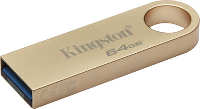 Kingston Datatraveler Se9 G3 64GB USB 3.2 Stick Gold