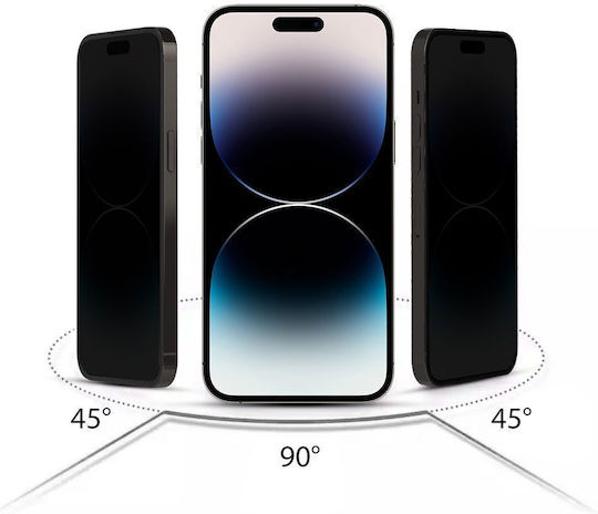 Hofi Anti Spy Glass Pro+ Privatsphäre Vollflächig gehärtetes Glas (Galaxy S24)