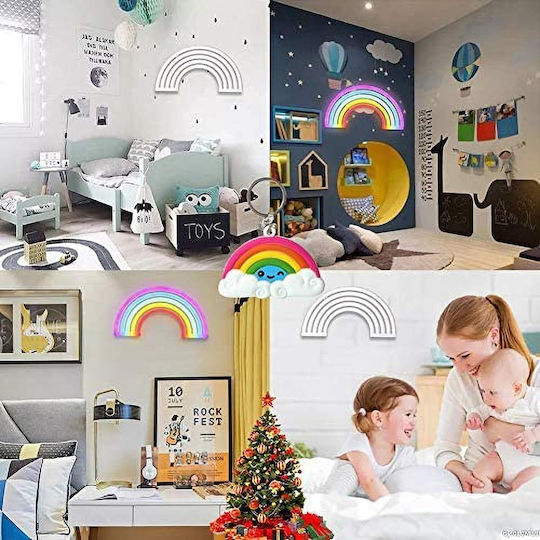 Led Kids Decorative Lamp Multicolour 28x14cm