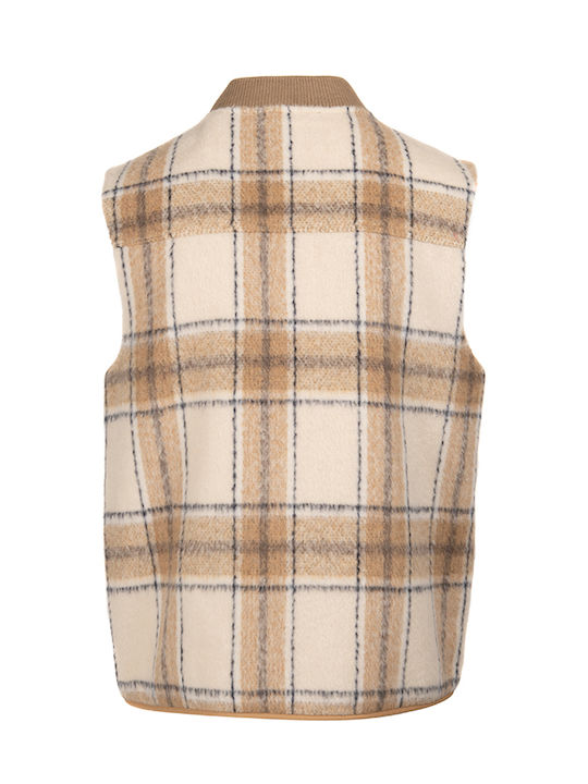 Scotch & Soda Men's Winter Sleeveless Jacket Ecru