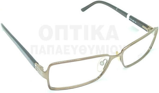 Lozza Metal Eyeglass Frame Silver VL2021S R80S