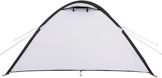 vidaXL Summer Camping Tent Igloo White with Double Cloth for 4 People 200x250x122cm