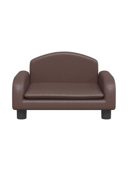 Детски Диван Кафяв 50x40x30бр