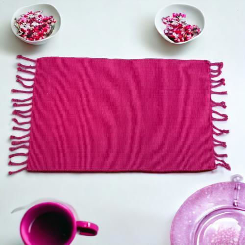 Linea Home Platzdeckchen Stoff Rosa 33x48cm 1Stück