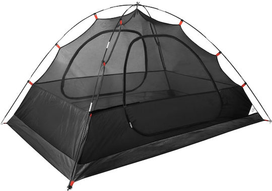 vidaXL Καλοκαιρινή Σκηνή Camping Igloo Λευκή με Διπλό Πανί για 2 Άτομα 224x248x113εκ.