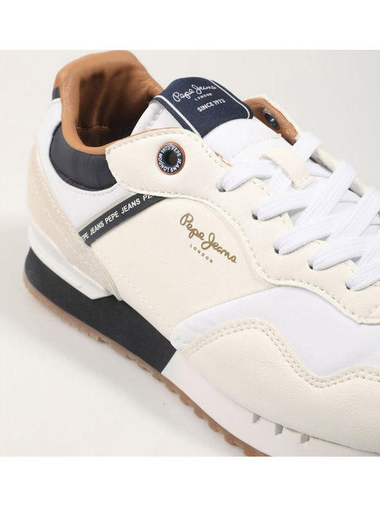 London Court Ανδρικά Sneakers Ασπρο