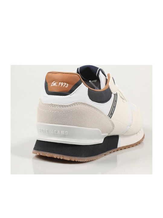 London Court Ανδρικά Sneakers Ασπρο