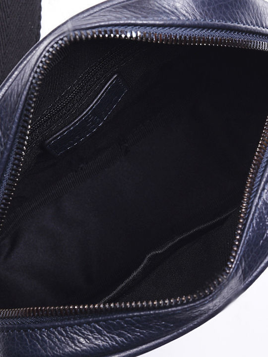 Piele Geantă pentru bărbați De umăr / tip crossbody Albastru marin