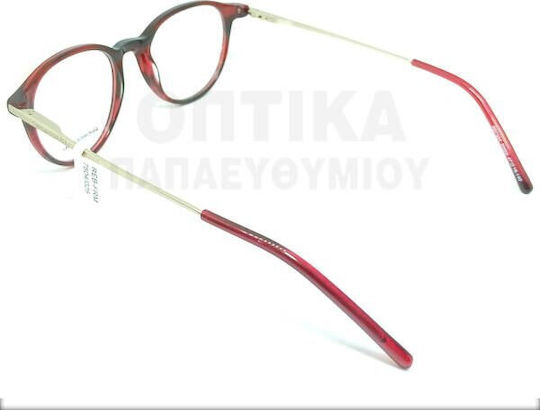 Rebecca Blu Frauen Brillengestell Rot RB7504 RN03