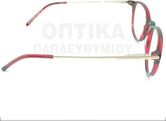 Rebecca Blu Frauen Brillengestell Rot RB7504 RN03
