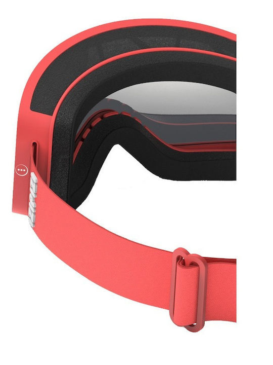 Izipizi Snow Ski- und Snowboardbrillen Erwachsene Rosa mit Spiegelobjektiv in Schwarz