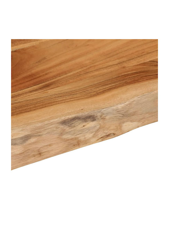 vidaXL Rectangular Table Surface made of Solid Wood Acacia 110x40x2.5cm 370253 1pcs