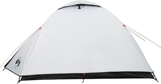 vidaXL Sommer Campingzelt Iglu Weiß mit Doppeltuch für 4 Personen 267x272x140cm