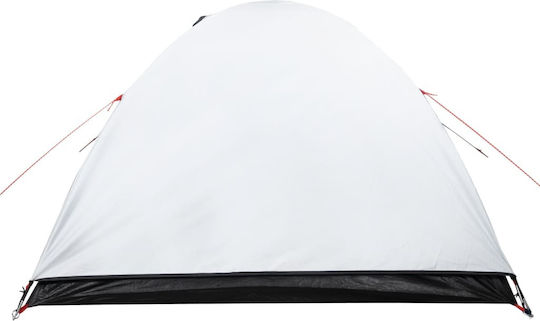 vidaXL Sommer Campingzelt Iglu Weiß mit Doppeltuch für 4 Personen 267x272x140cm