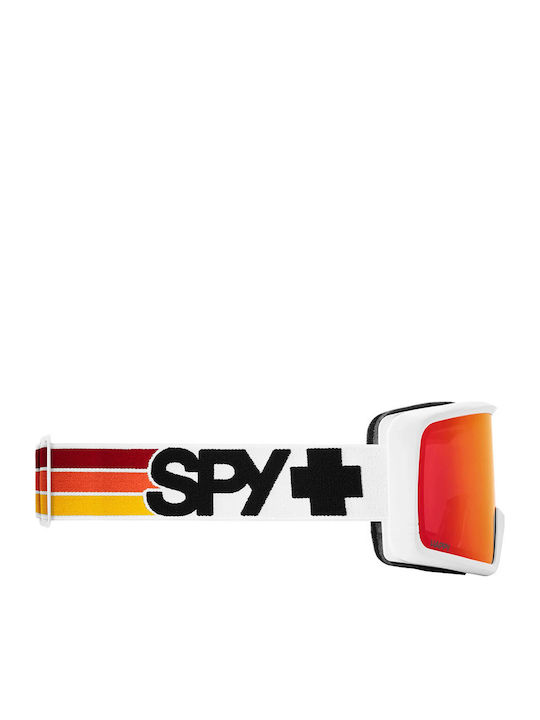 Spy Megalith Ski & Snowboard Goggles Kids White with Lens in Red Color
