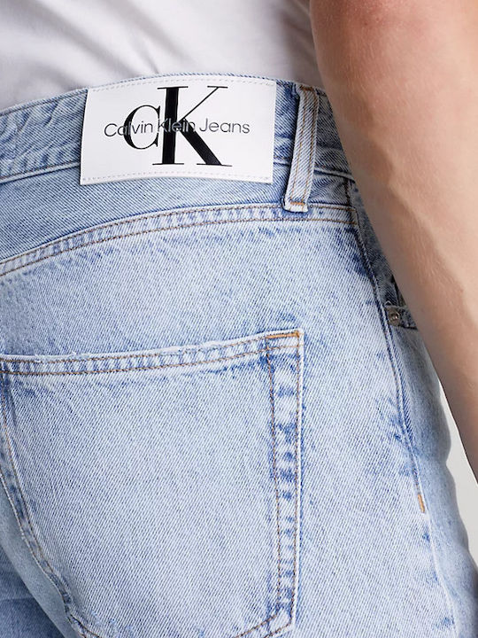 Men's Jeans Pants Cropped Blue