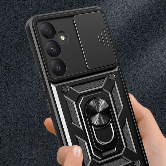 Tech-Protect Camshield Pro Back Cover Πλαστικό Μαύρο (Samsung Galaxy A55 5G)
