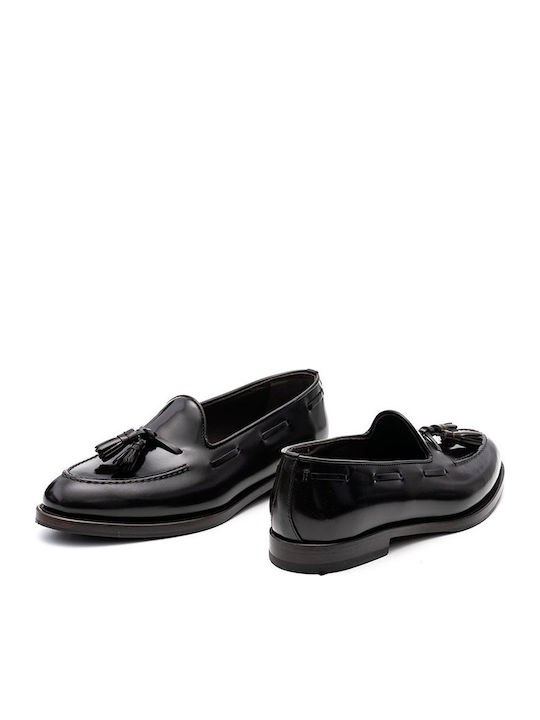 Leder Damen Mokassins in Braun Farbe