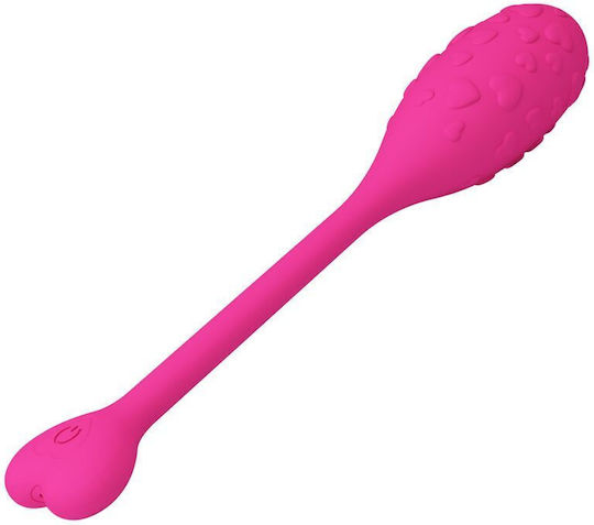 Pretty Love Fisher Vibrator Egg with Remote Control 11.43cm Pink