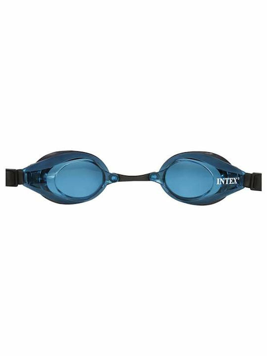 Intex Γυαλιά Κολύμβησης Παιδικά με Αντιθαμβωτικούς Φακούς Μπλε