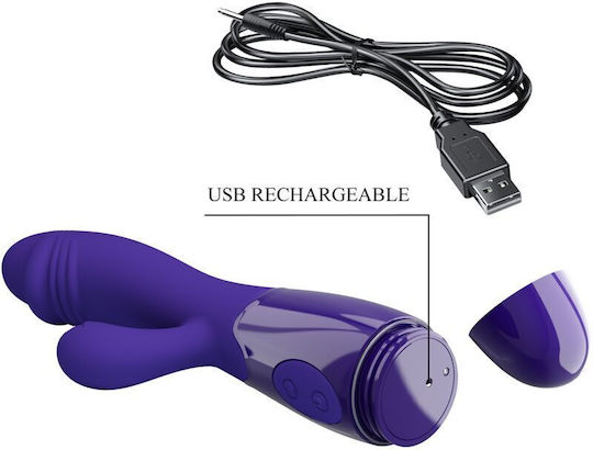 Pretty Love Snappy Youth Vibrator G-Spot 19cm Violet