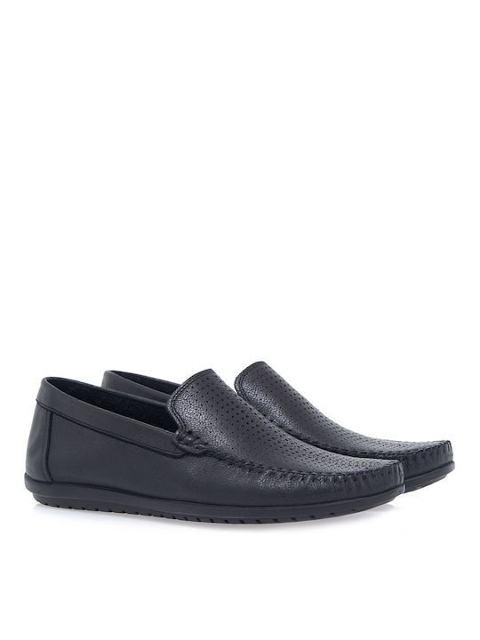 Giovanni Morelli Men's Piele Mocasini Negru