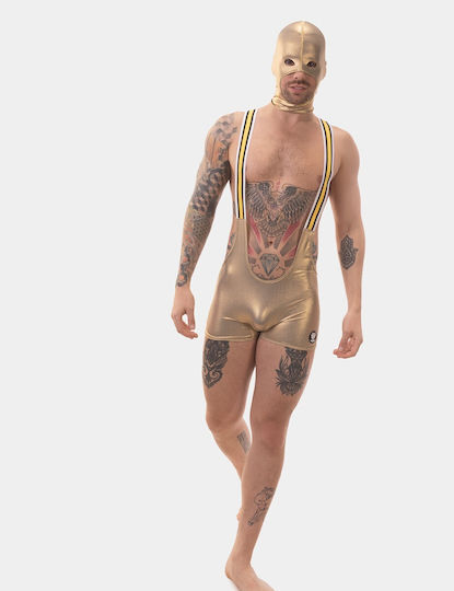 Barcode Berlin BDSM Маска в Златист Цвят