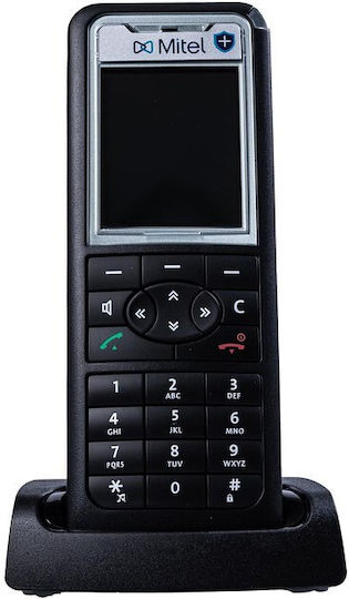 Mitel Dect Ασύρματο Τηλέφωνο IP Μαύρο