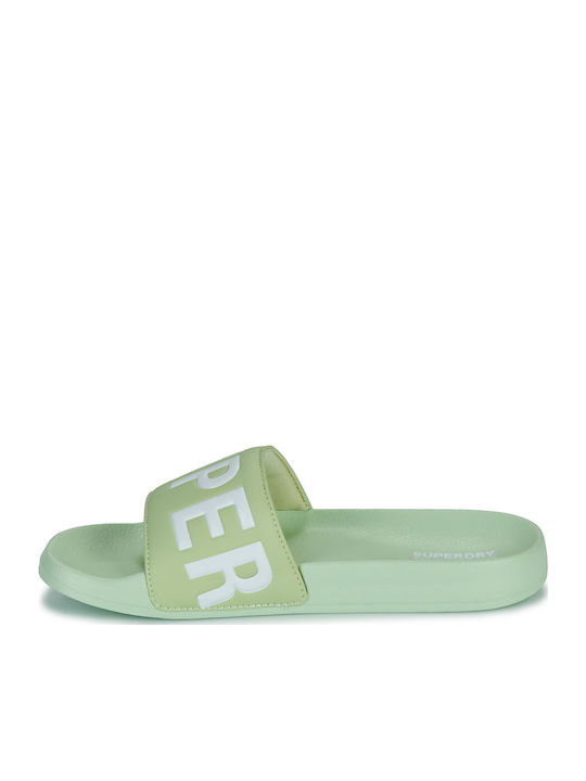 Women's Slides Green