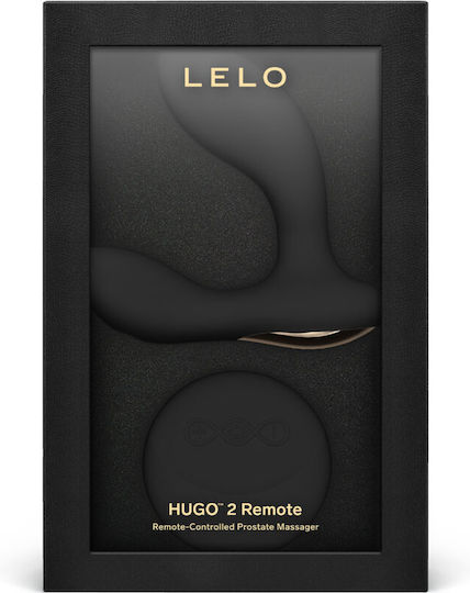 Lelo Hugo 2 Δονητής Μασάζ με Απομακρυσμένο Έλεγχο Μαύρος