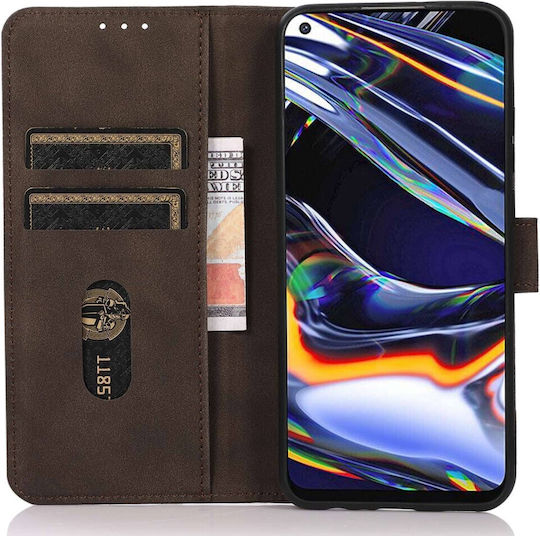 Khazneh Back Cover Δερμάτινο Μαγνητικό Καφέ (Samsung Galaxy M34 5G)